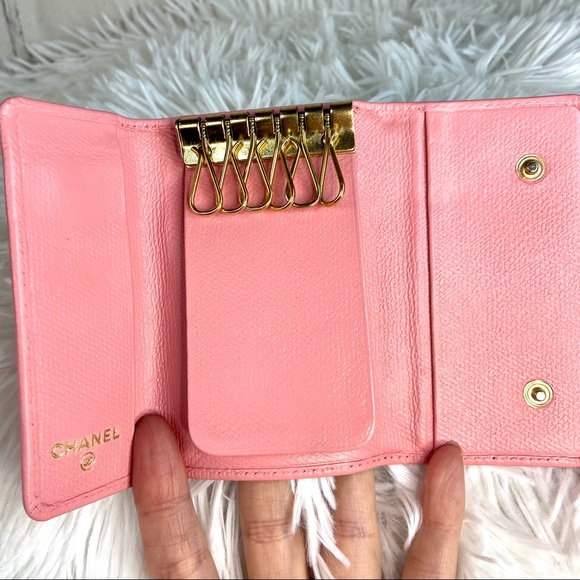 Chanel 6 key holder key Cles wallet with bag charm keychain - Picture 11 of 14